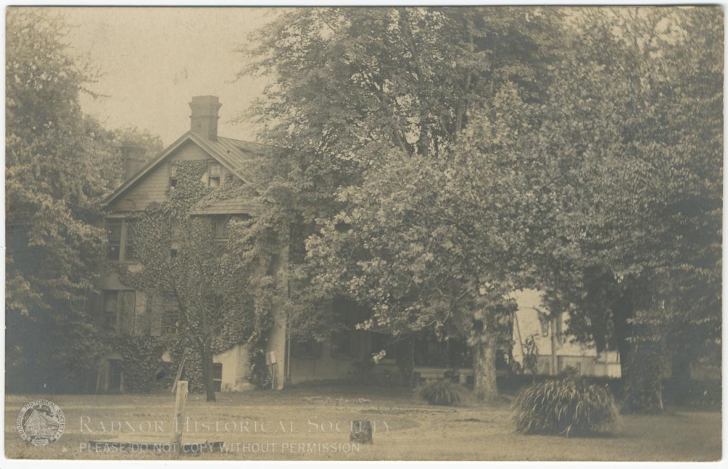 Finley House Radnor Historical Society Archive