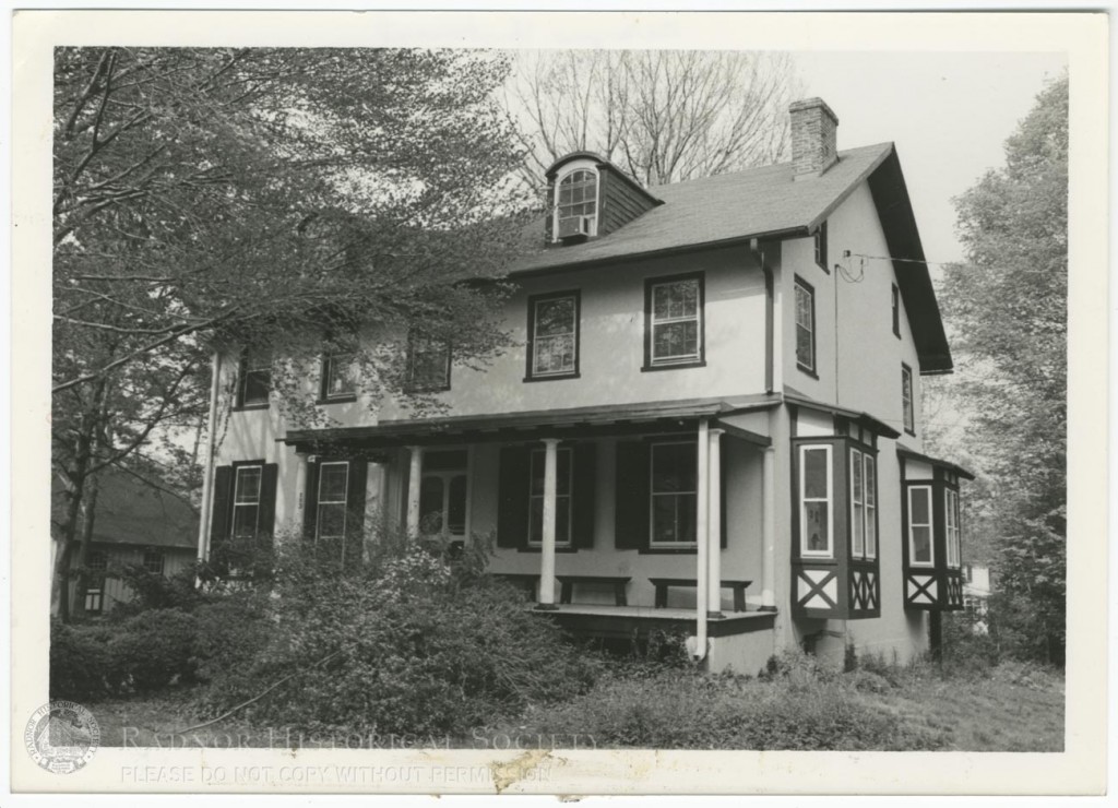 Finley House Radnor Historical Society Archive