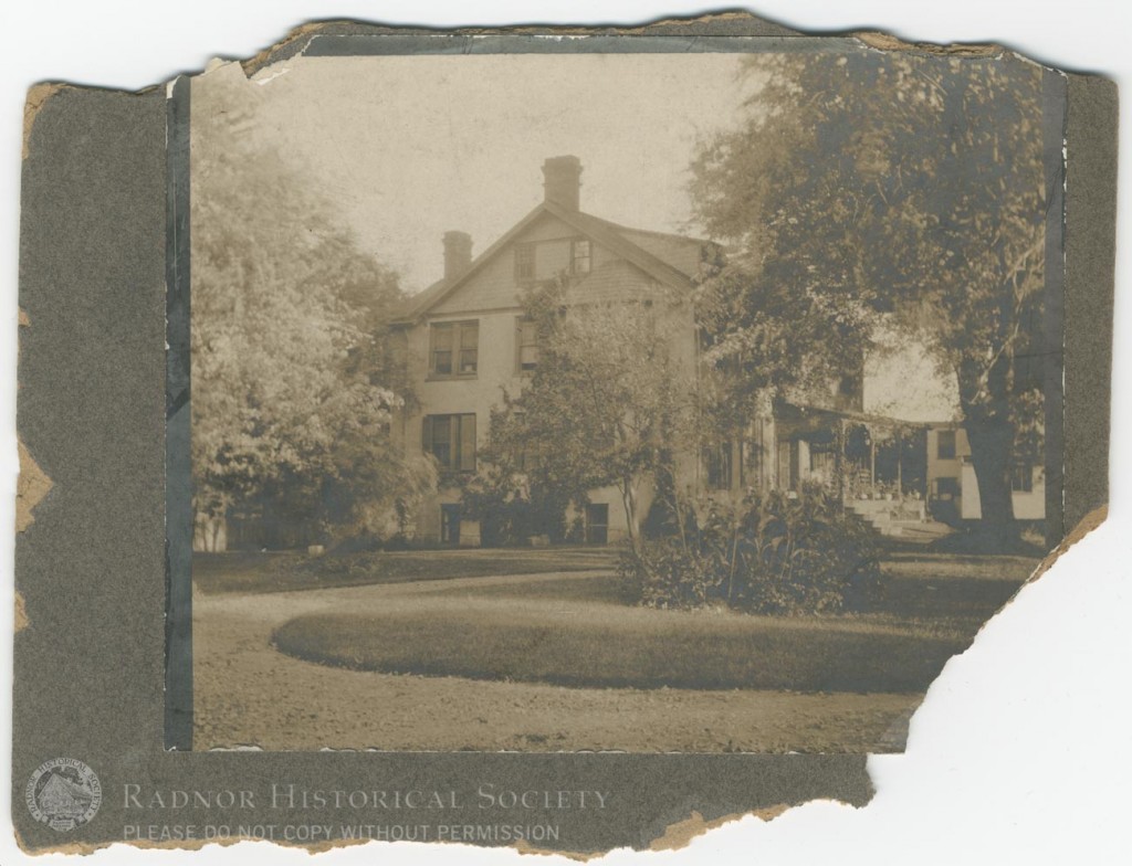 Finley House Radnor Historical Society Archive