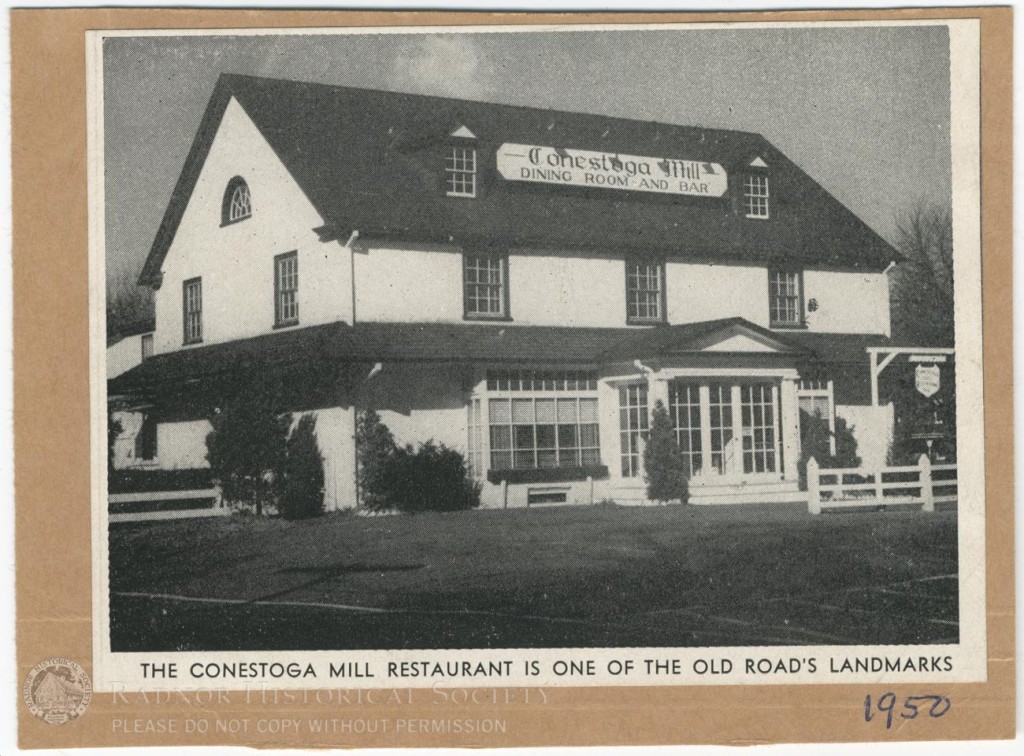 Conestoga Mill Restaurant, 1950 Radnor Historical Society Archive