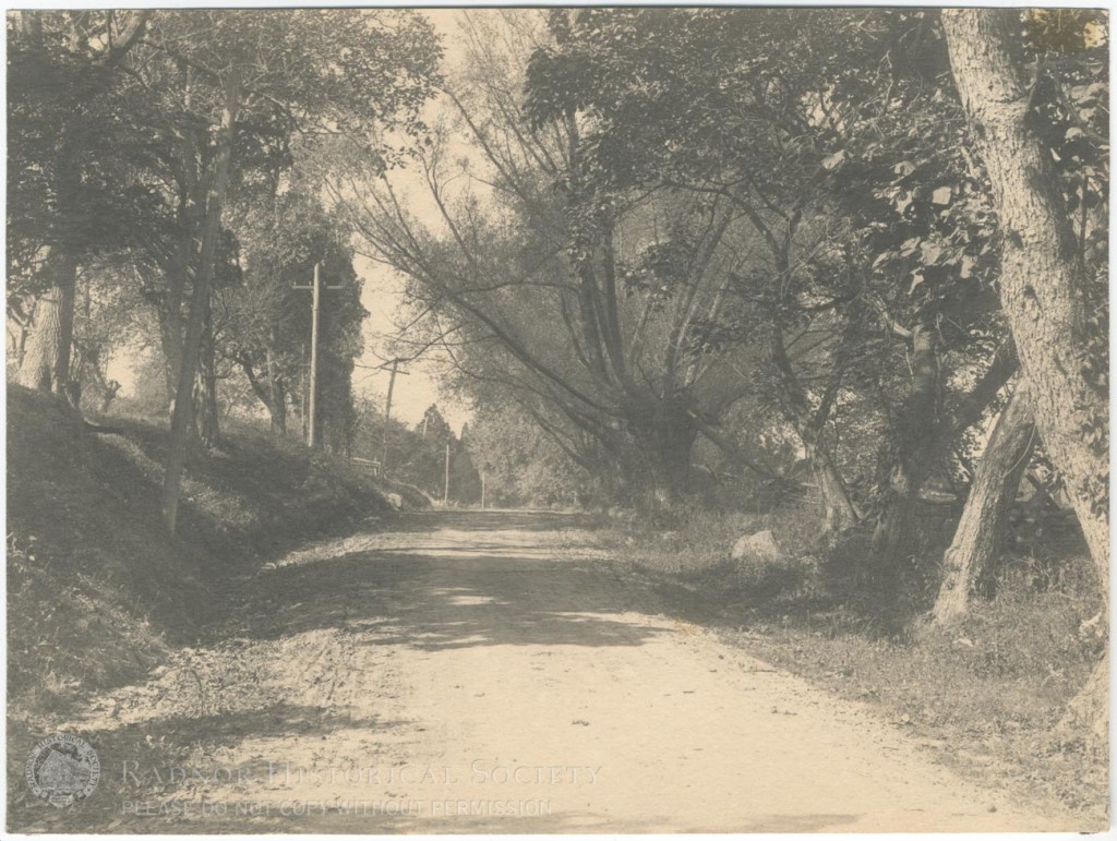 Conestoga Road, 1888 Radnor Historical Society Archive