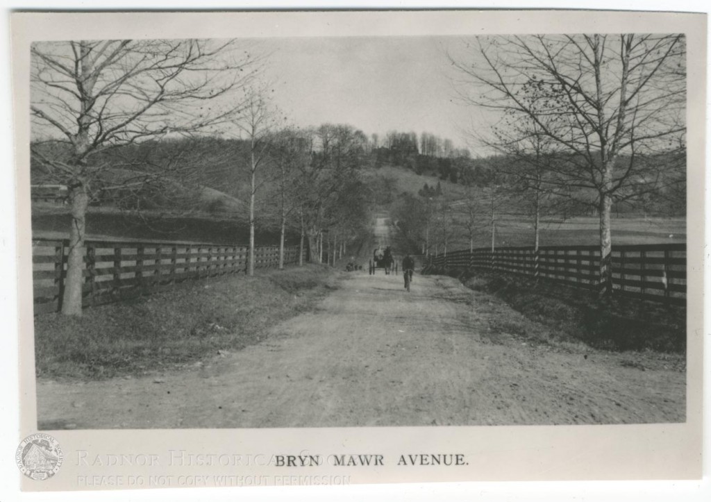 Bryn Mawr Avenue, 1897 Radnor Historical Society Archive