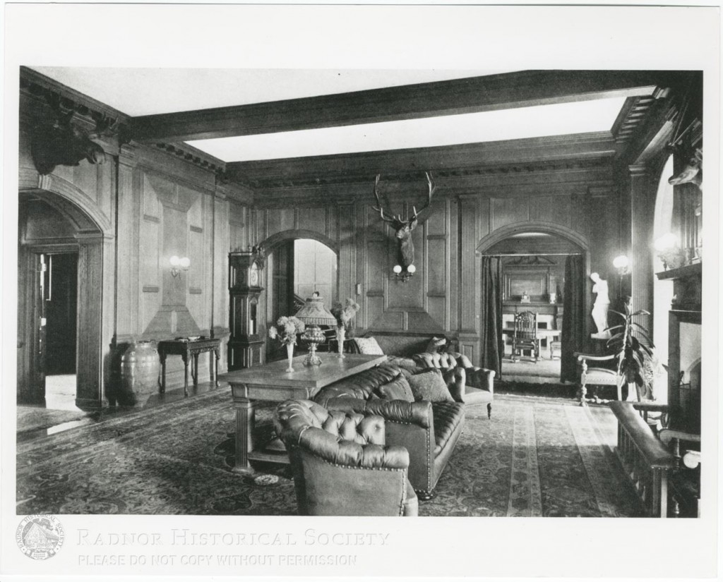 Glencoe Interior Radnor Historical Society Archive