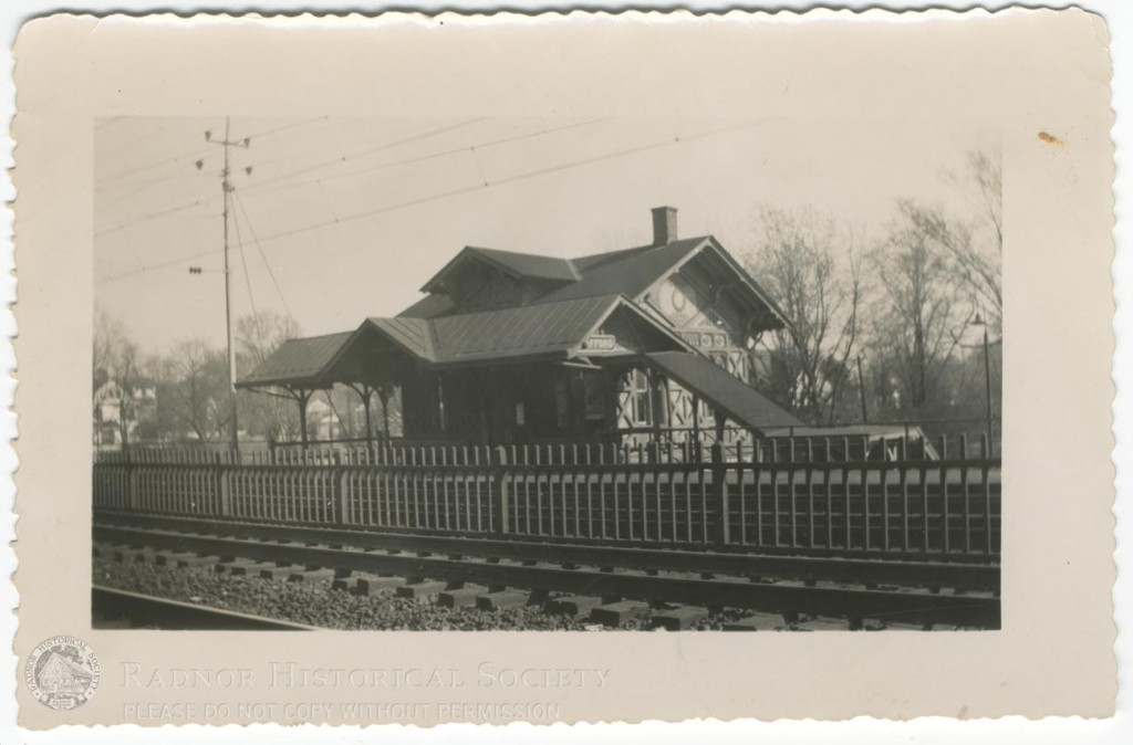 Strafford Station Radnor Historical Society Archive