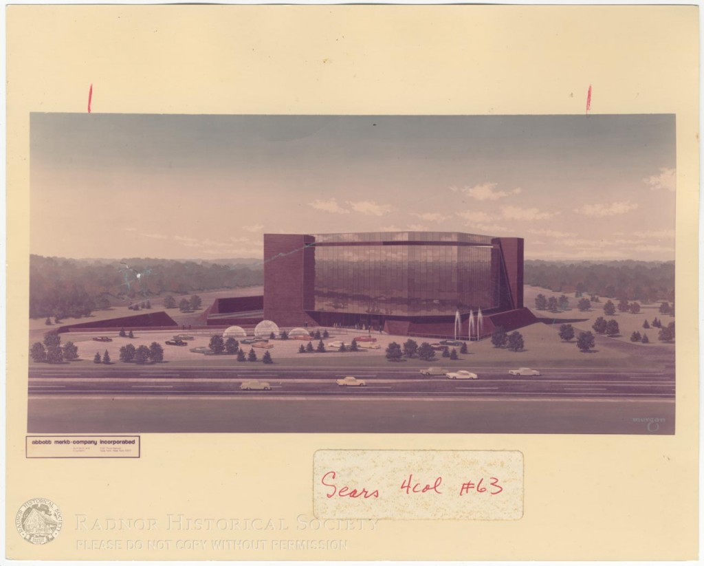 Rendering Sears Eastern Headquarters, St. Davids Radnor Historical