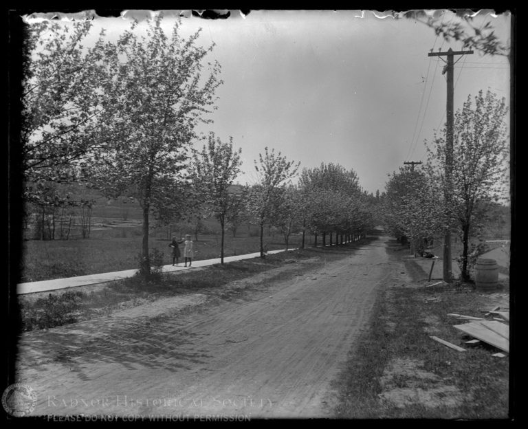 Poplar Avenue before houses Radnor Historical Society Archive